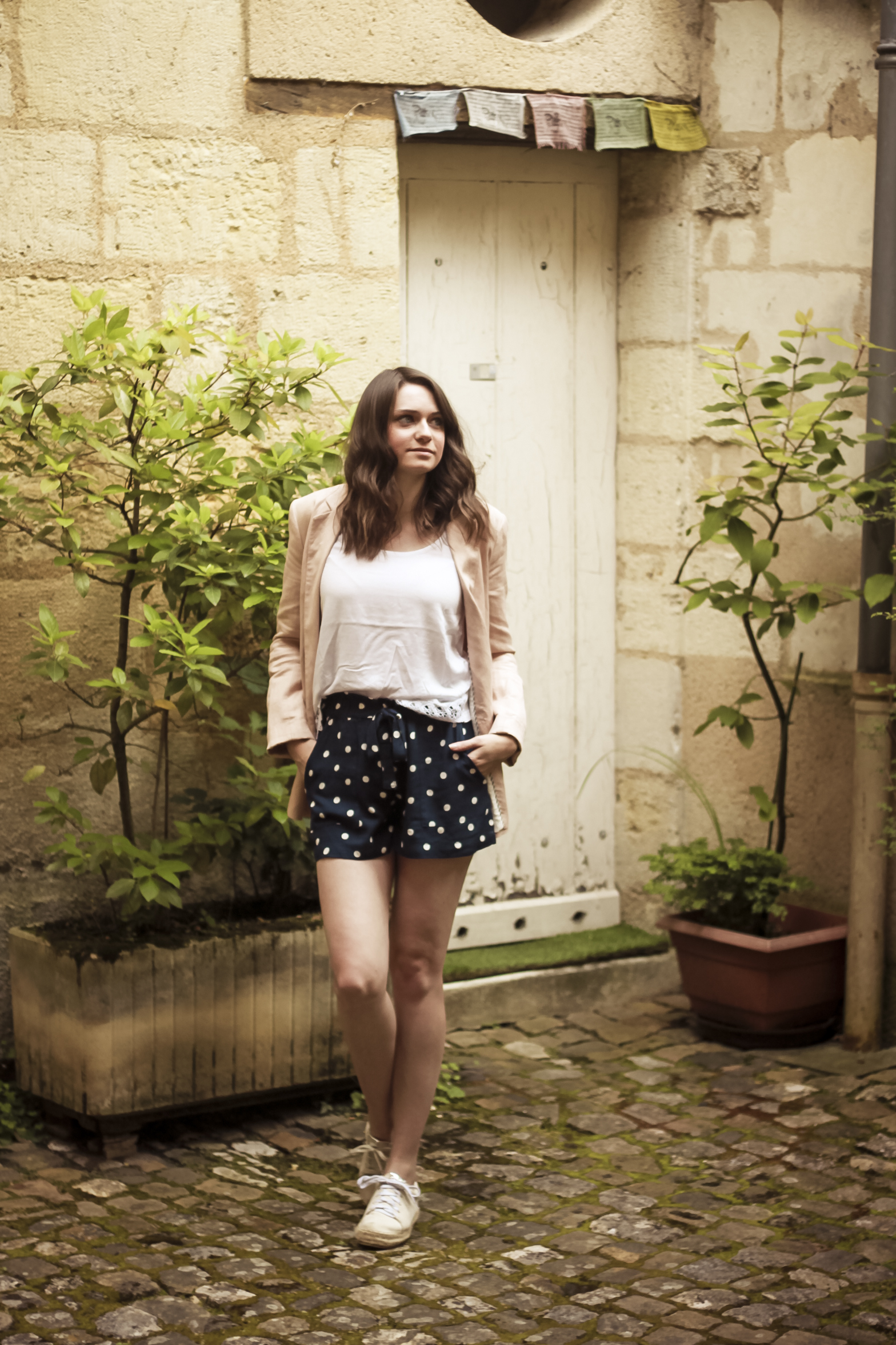 Le blazer rose poudr?�. �?? Typical_Audrey